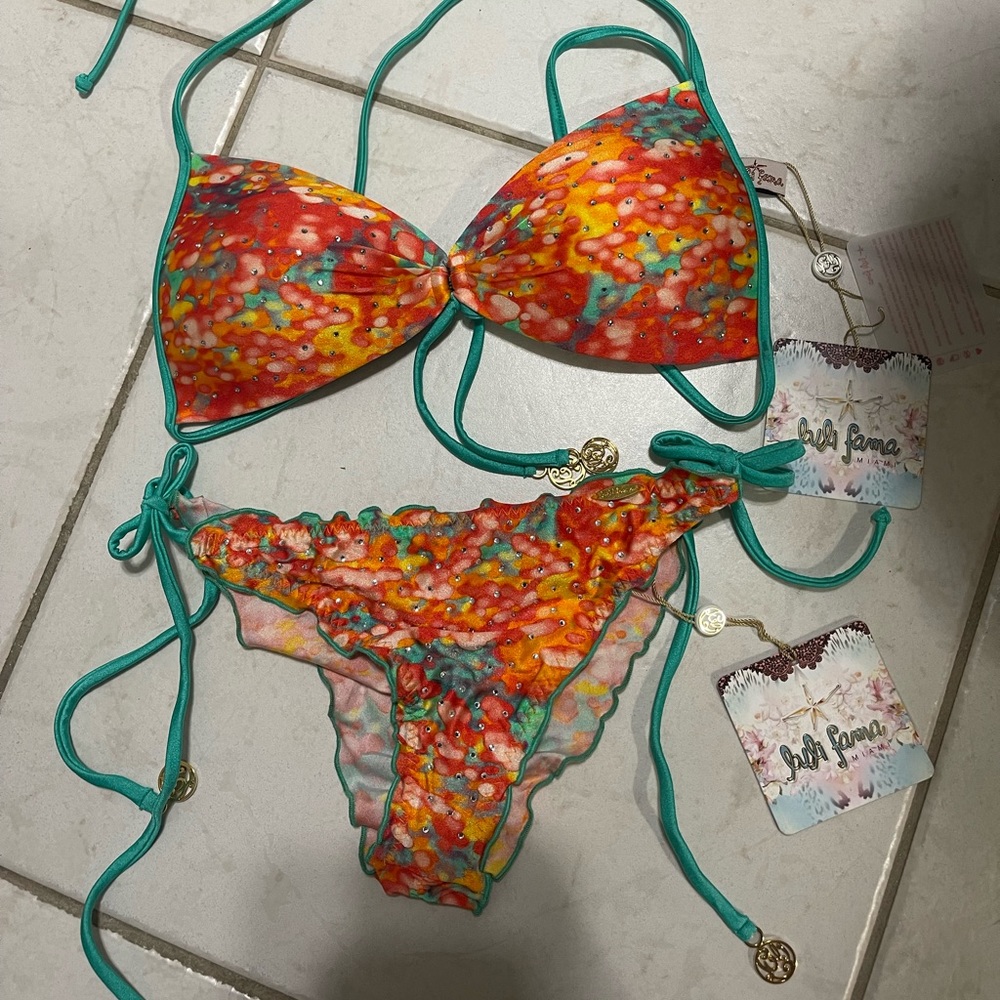 Luli Fama Bikini Colorful